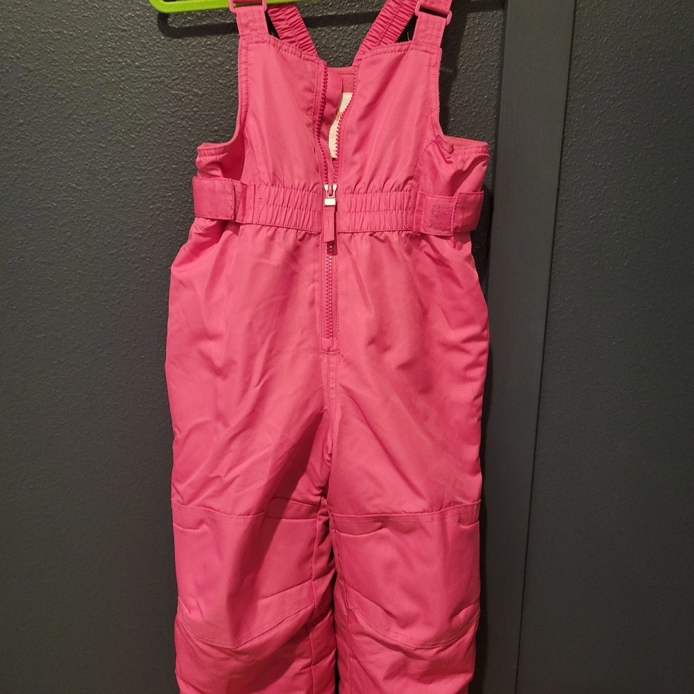 Cat & Jack pink snow bibs